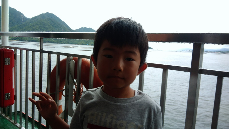 家族でお出かけ　広島宮島厳島神社　キャンプ　ブログ　フェリー