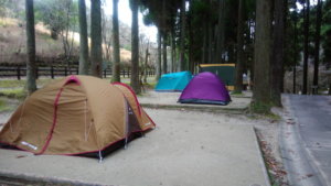 北山ダム　キャンプ場　テントサイト　佐賀のキャンプ