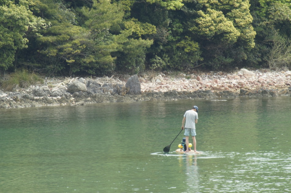 長崎　大崎自然公園キャンプ場のサーフィン