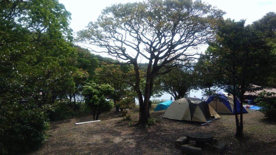 長崎　大崎自然公園キャンプ場のフリーサイト
