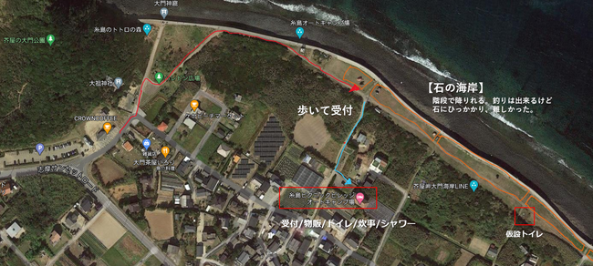 糸島ピクニックビレッジ地図