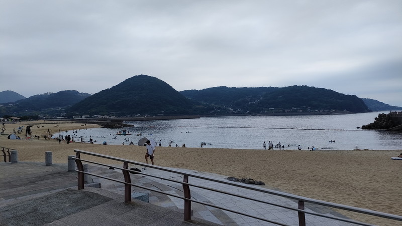 長崎海水浴場とキャンプ